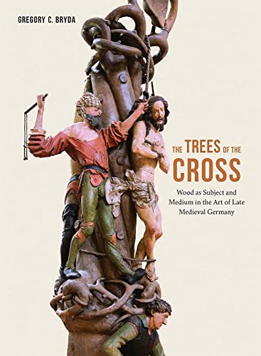 Book cover depicting a detailed, carved wooden sculpture of the Crucifixion.