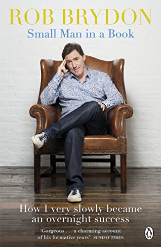 Book cover featuring Rob Brydon sitting in a brown leather armchair.