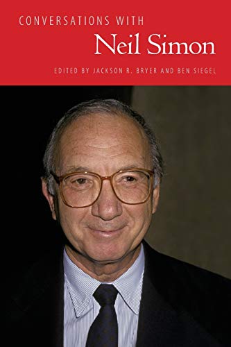 Book cover featuring a portrait of playwright Neil Simon in a suit.