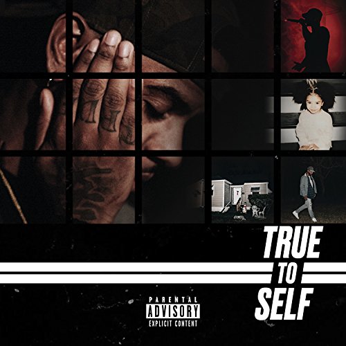 Bryson Tiller's "True To Self" album cover, a grid of intimate portraits.