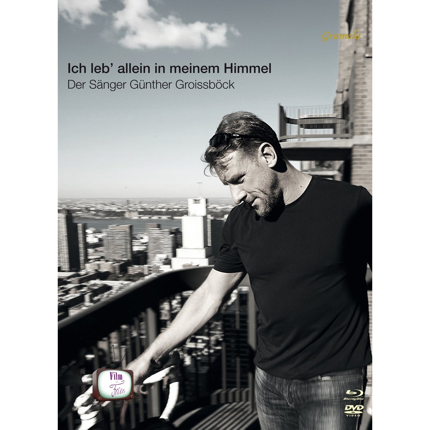 DVD cover featuring a black and white portrait of a man smoking.