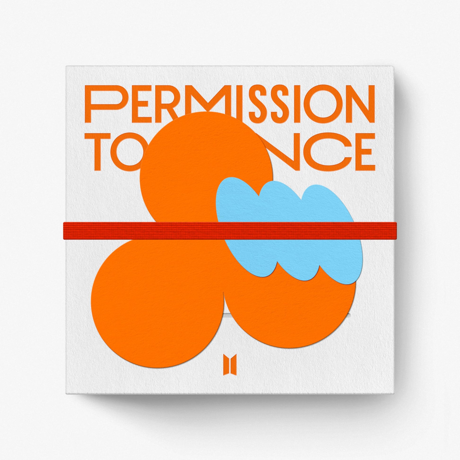AlbumLined album cover with orange text and abstractH abstract orange and blue shapes.