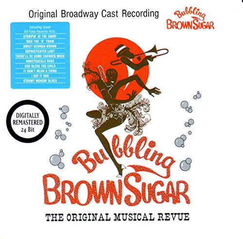 CD cover art for Bubbling Brown Sugar featuring a dancer and musician silhouette.