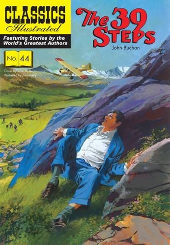 Book cover showing a man hidingCL hiding behind rocks with a plane flying above.