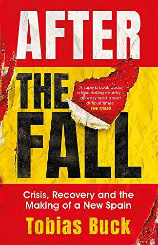Book cover: "After the Fall" with torn Spanish flag imagery.