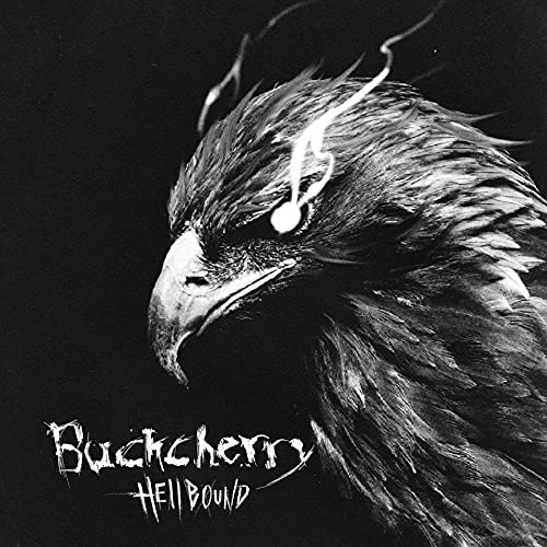 Black and white album cover featuring an eagle’s head and “Buckcherry.”