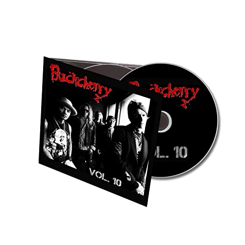 Buckcherry Vol. 10 CD case with band image and silver disc.