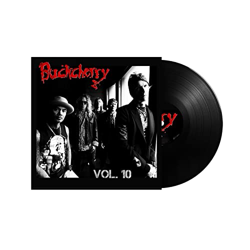 Buckcherry Vol. 10 vinyl record with band photo in black and white.