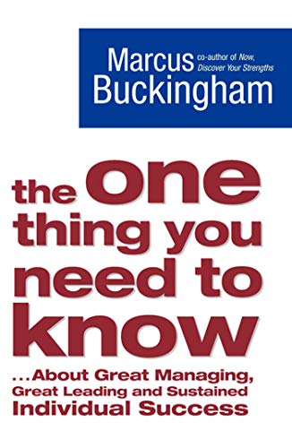 Book cover with red and white text by Marcus Buckingham.