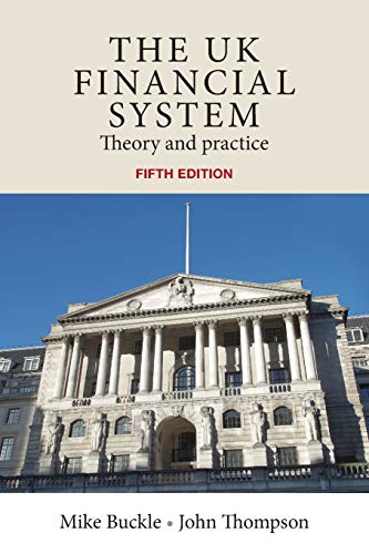 Book cover: "The UK Financial System," fifth edition, with a building image.