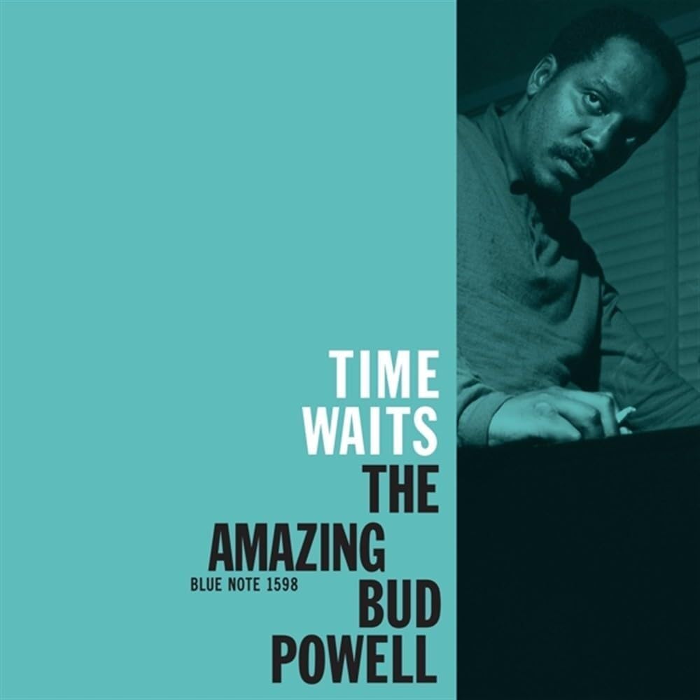 CD cover featuring a portrait of jazz pianist Bud Powell in sepia tones.