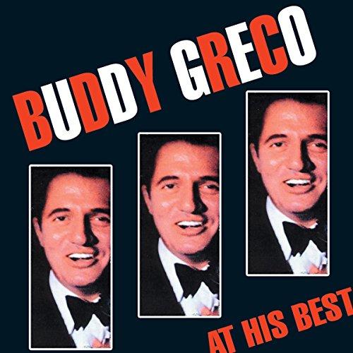 "CD cover with three images of Buddy Greco against a dark background."