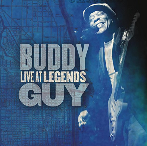 Buddy Guy album cover, featuring a smiling musician with a guitar.