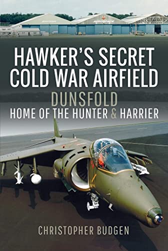 Book cover featuring a Harrier jump jet and airfield hangars.