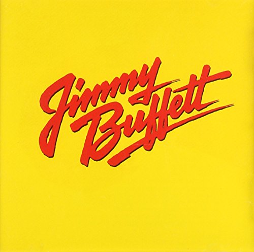 Yellow CD case with red, stylized "Jimmy Buffett" lettering.
