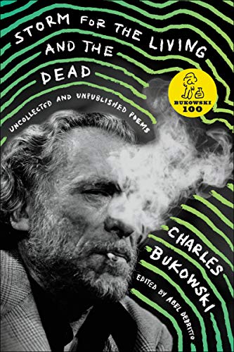 Book cover featuring a black and white portrait of Charles Bukowski.
