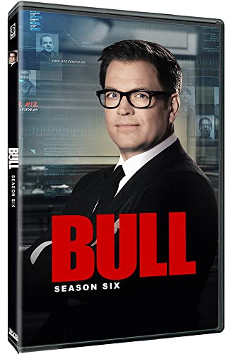 DVD cover for "Bull" Season Six featuring Michael Weatherly.