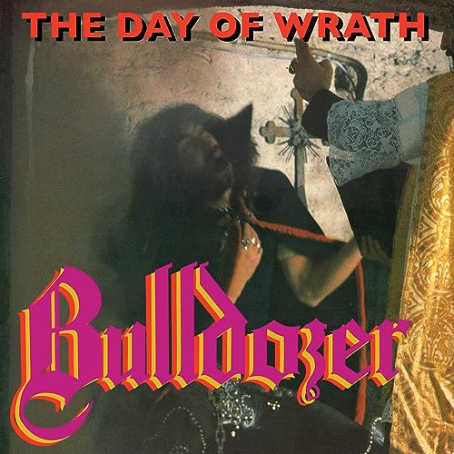 Vinyl album cover: a person in medieval clothing holding a sword.