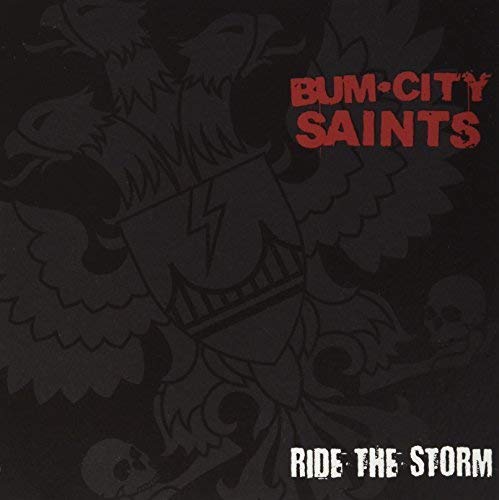 Vinyl record cover: black background with a bird and band name.