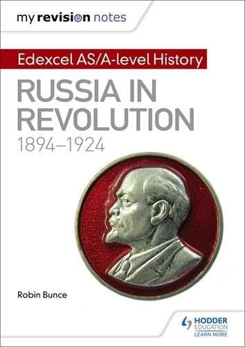 History revision notes book cover featuring Lenin’s profile in a medallion.