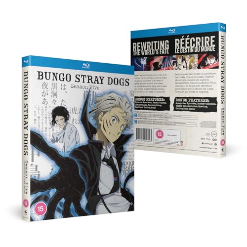 Bungo Stray Dogs" Season 5 Blu-ray case with character art and text in Japanese.