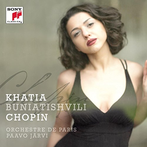 CD cover featuring pianist Khatia Buniatishvili, Sony Classical label.