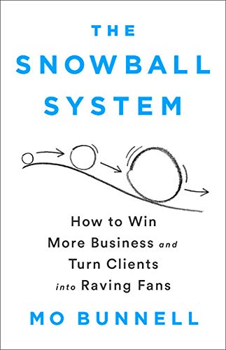Book cover: “The Snowball System” with rolling circles and blue text.