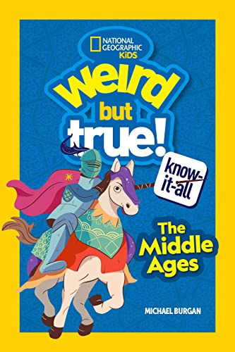 Book cover with knight riding a unicorn, titled "Weird But True.