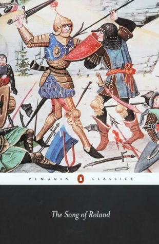 Medieval illustration of knights in armor fighting on a battlefield on a book cover.