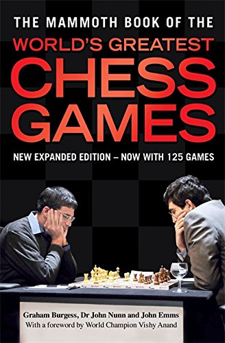 Book cover featuring chess players and a chessboard, titled “Chess Games”.