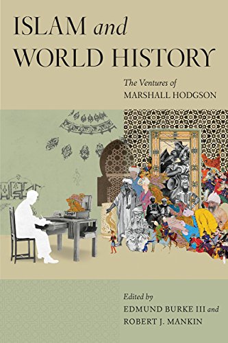 Book cover: "Islam and World History" with collage of figures and architecture.