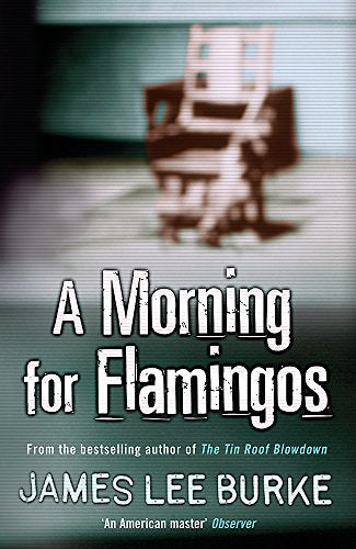 Book cover: dark teal background, white text, plastic flamingos in a chair.