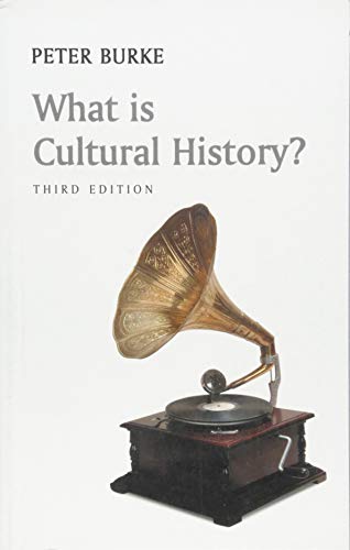 Book cover: "What is Cultural History?" with an antique gramophone.