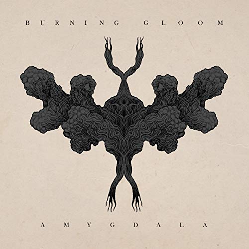 CD cover: Intricate black, tree-like design on a textured beige background.