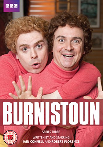 Burnistoun Series 3 DVD cover featuring two men in red turtlenecks.