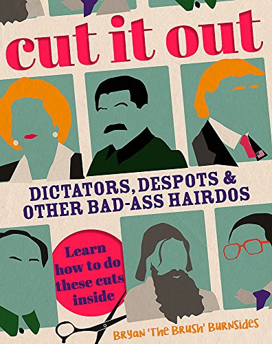 Book cover with illustrated portraits and bold text: "Cut It Out.