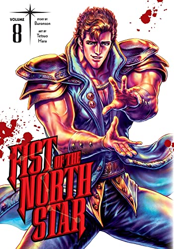 Manga cover featuring Kenshiro from Fist of the North Star, volume 8.