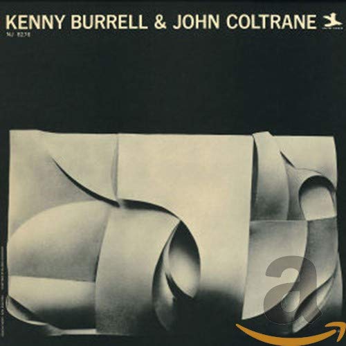 CD cover for Kenny Burrell & John Coltrane, abstract sculpture image.