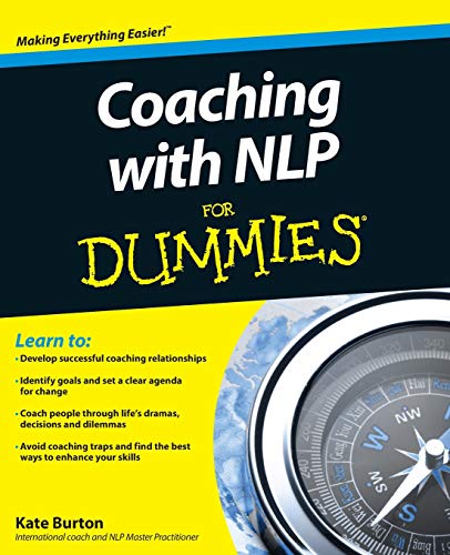 Book cover: "Coaching with NLP For Dummies" featuring a compass image.