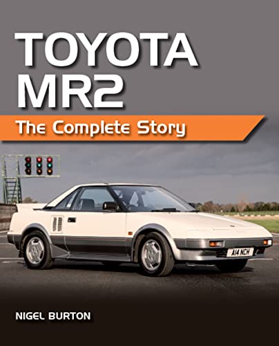 Book cover featuring a white Toyota MR2 sports car on a racetrack.