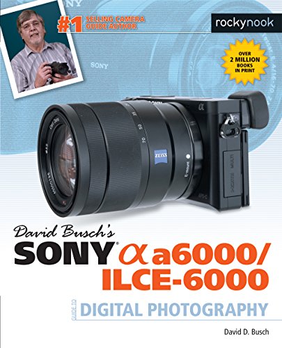Book cover featuring a black Sony Alpha a6000 camera with lens.