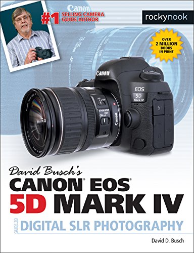 Book cover featuring a Canon 5D Mark IV camera and author David Busch.