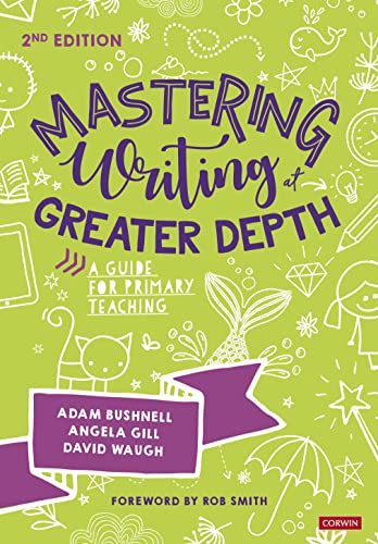 Book cover: "Mastering Writing at Greater Depth," a guide for teachers.