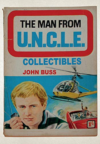 Book cover for "The Man From U.N.C.L.E. Collectibles" with helicopter and agent.