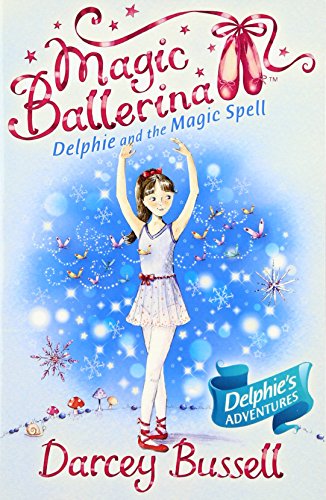 Book cover: young ballerina Delphie surrounded by sparkling butterflies.