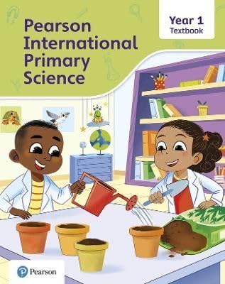 Primary science textbook cover with children gardening and a globe.