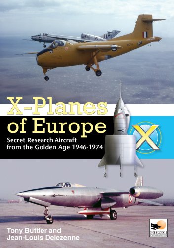 Book cover featuring experimental European aircraft from the Cold War era.
