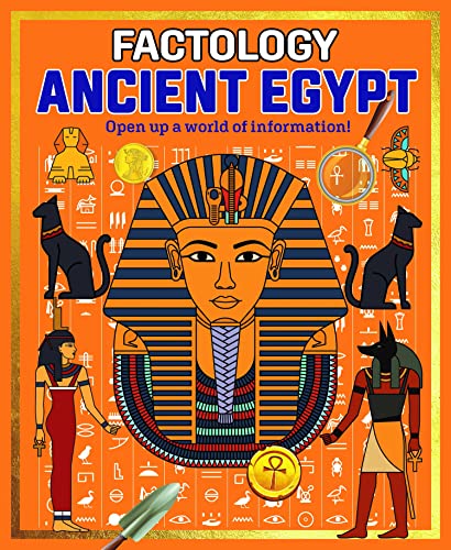 Book cover featuring an Egyptian pharaoh’s mask and related imagery.