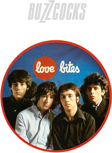Buzzcocks "Love Bites" CD cover featuring a photo of the band.