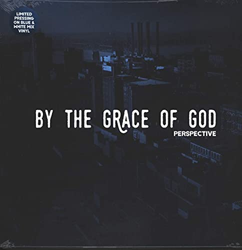 Vinyl record cover: cityscape with album title “By The Grace Of God”.